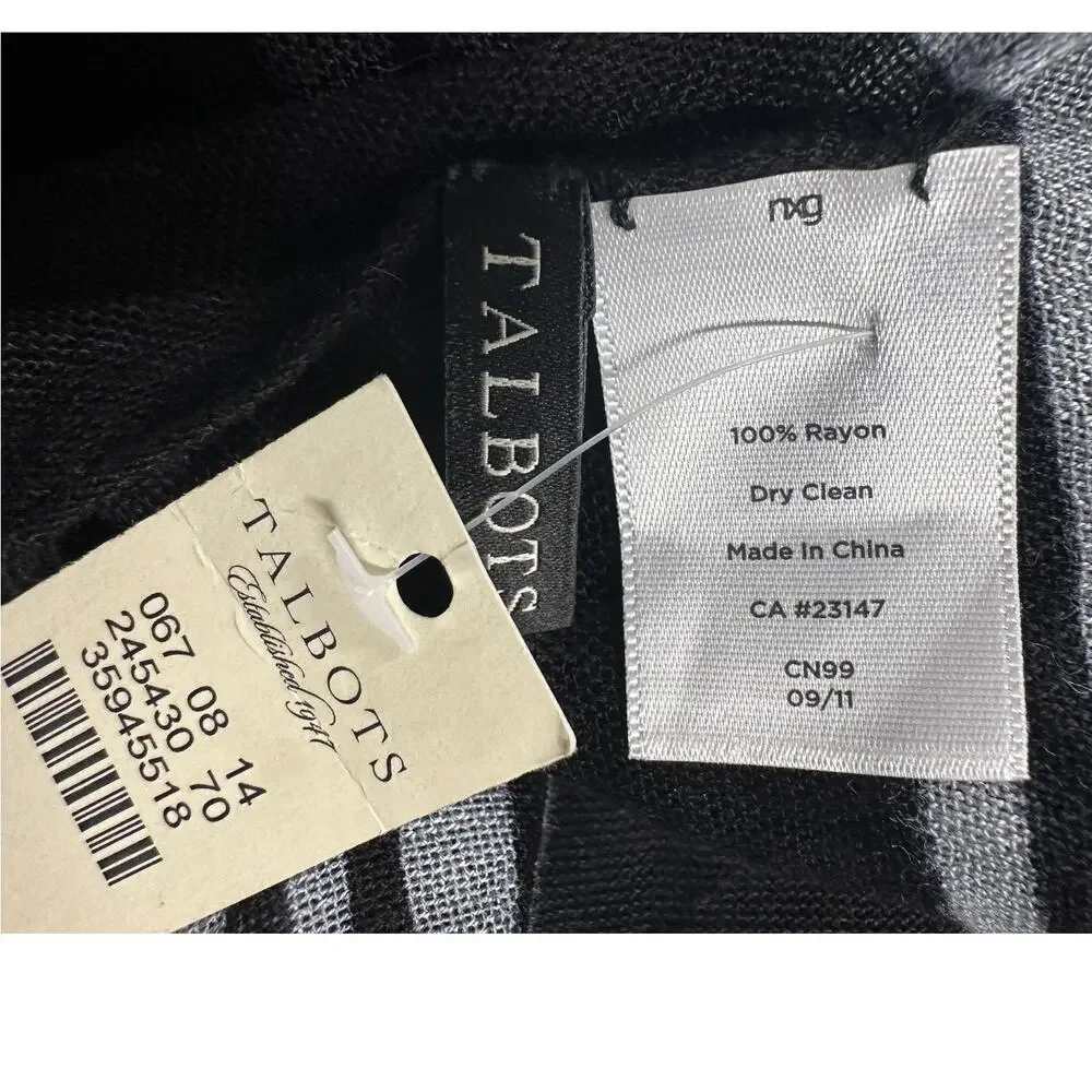 Talbots NEW NWT Scarf 100% Rayon 32